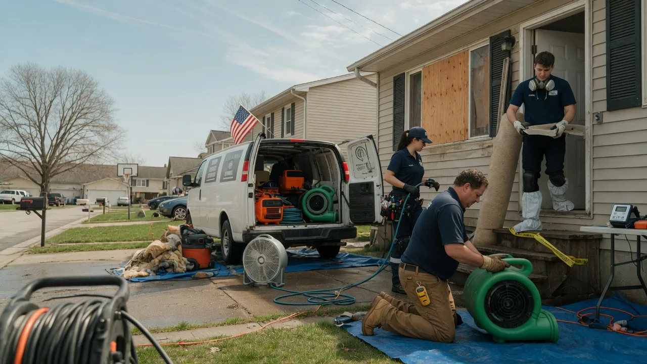 Water Damage Restoration in East Dubuque, IL near me